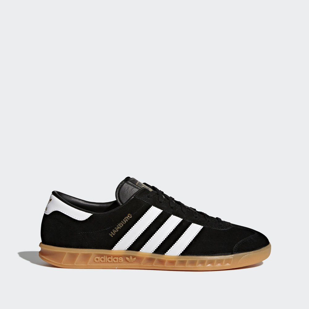 Adidas Hamburg - Originals ανδρικα - Μαυρα/Ασπρα,Μέγεθος: EU 36 – 54 2/3 (105GZMOL)